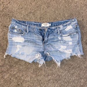 Jean shorts (Abercrombie and Fitch)
